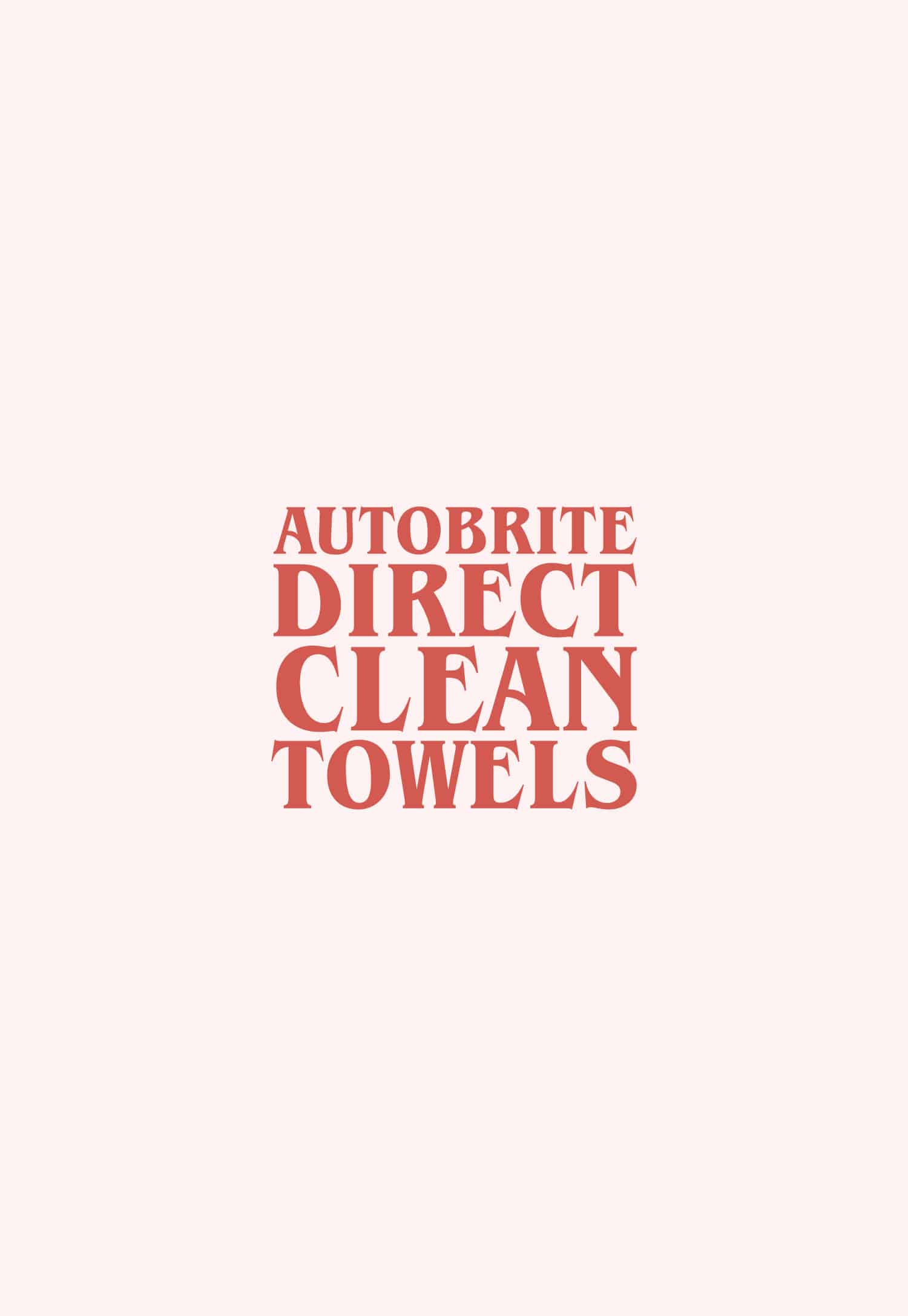 Clean Towels Banner
